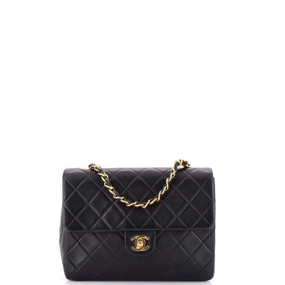 Chanel Small Vintage Square Classic Flap Bag Quilted Lambskin
